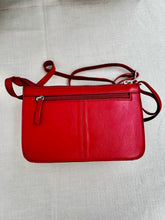 Load image into Gallery viewer, Leather Red Crossbody/shoulder bag
