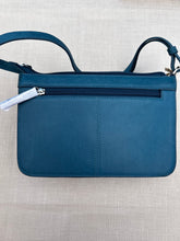 Load image into Gallery viewer, Leather Teal Crossbody / Shoulder Bag
