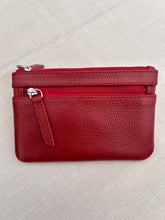 Load image into Gallery viewer, Leather Coin Purse Red
